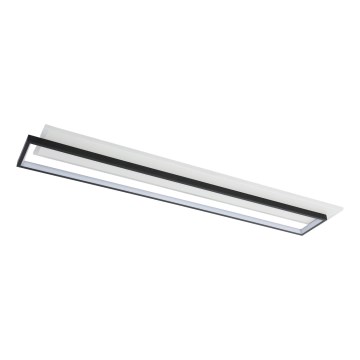 Brilagi - dimbare LED-plafondlamp OUTLINE LED/90W/230V 3000-6000K 18x100 cm wit/zwart + afstandsbediening
