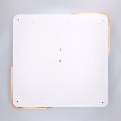 Brilagi - Dimbare LED-plafondlamp PILANA LED/60W/230V 3000-6500K eiken/wit 56x56 cm + afstandsbediening