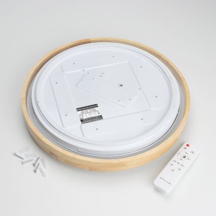 Brilagi - LED-dimbare plafondlamp PINE LED/24W/230V Ø 42 cm 3000-6500K + afstandsbediening