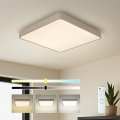 Brilagi - dimbare LED-plafondlamp POOL LED/36W/230V 3000-6000K 40x40 cm beige + afstandsbediening