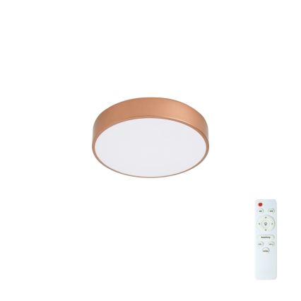 Brilagi - LED-dimbare plafondlamp POOL LED/36W/230V 3000-6000K Ø 30 cm bronskleurig + afstandsbediening