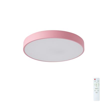 Brilagi - Dimbare LED-plafondlamp POOL LED/48W/230V 3000–6000K Ø 40 cm roze + afstandsbediening