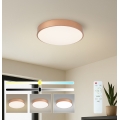 Brilagi - dimbare LED-plafondlamp POOL LED/48W/230V 3000-6000K Ø 40 cm brons + afstandsbediening