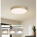 Brilagi - Dimbare LED-plafondlamp POOL LED/60W/230V 3000-6000K Ø 50 cm goud + afstandsbediening