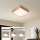 Brilagi - Dimbare LED-plafondlamp POOL SQUARE LED/36W/230V 3000-6000K 40x40 cm brons + afstandsbediening