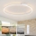 Brilagi - Dimbare LED-plafondlamp PORTOFINO LED/85W/230V 3000-6000K pr. 120 cm wit + met afstandsbediening