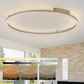 Brilagi - Dimbare LED-plafondlamp PORTOFINO LED/85W/230V 3000-6000K Ø 120 cm beige + afstandsbediening