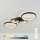 Brilagi - Dimbare LED-plafondlamp RINGO LED/34W/230V 3000-6000K 28x78 cm zwart + afstandsbediening