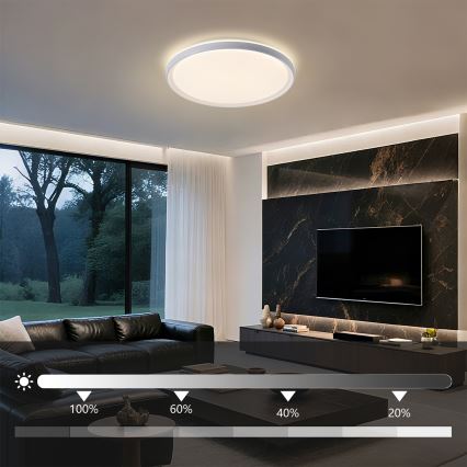 Brilagi - LED dimbare plafondlamp RIVO LED/72W/230V 3000-6000K wit Ø 50 cm + afstandsbediening
