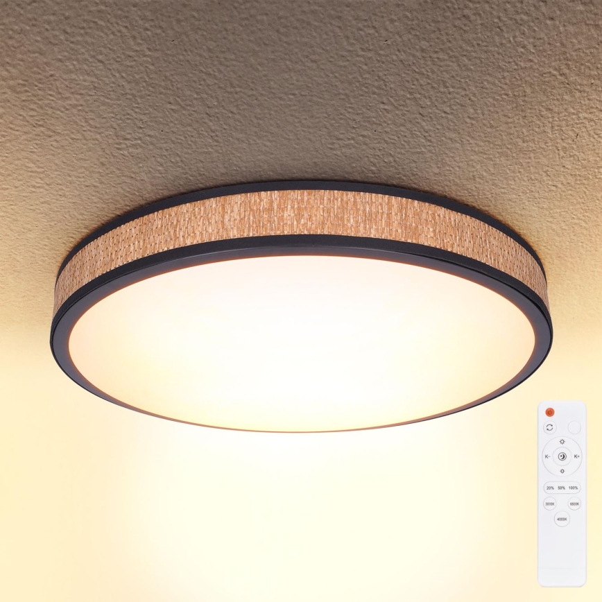 Brilagi - Dimbare LED plafondlamp ROSA LED/48W/230V 3000-6500K diameter 38 cm + afstandsbediening