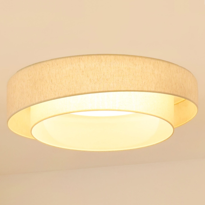 Brilagi - Dimbare LED Plafondlamp SHINE LED/24W/230V 3000/4000/6500K crème + afstandsbediening
