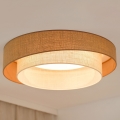 Brilagi - Dimbare LED Plafondlamp SHINE LED/24W/230V diameter 60 cm 3000/4000/6500K beige/crème + afstandsbediening