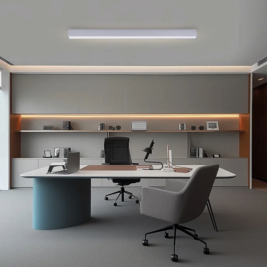 Brilagi - LED-dimbare plafondlamp SLEEKLINE SMART LED/40W/230V 3000-6000K Wi-Fi Tuya zilver + afstandsbediening