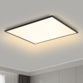 Brilagi - Dimbare LED Plafondlamp SLIMFRAME LED/58W/230V 60x60 cm 3000-6000K zwart + afstandsbediening