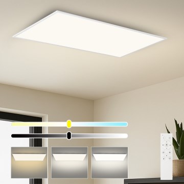 Brilagi - Dimbare LED-plafondlamp SLIMFRAME LED/80W/230V 120x60 cm 3000-6000K wit + afstandsbediening