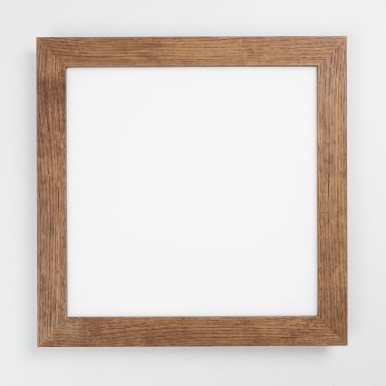 Brilagi - Dimbare LED-plafondlamp SLIMFRAME WOOD LED/36W/230V 49,5x49,5 cm 3000-6000K donkerbruin + afstandsbediening