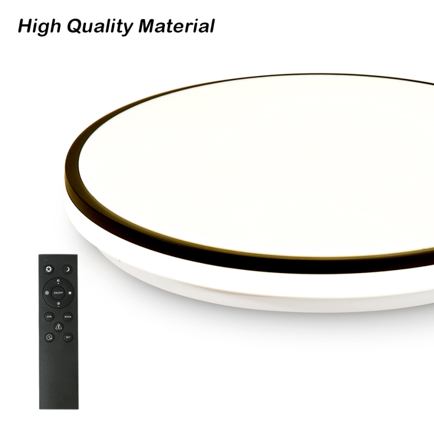 Brilagi - Dimbare LED SMART plafondlamp 24W/230V Ø 38 cm 3000–6000K Wi‑Fi Tuya Beacon + afstandsbediening