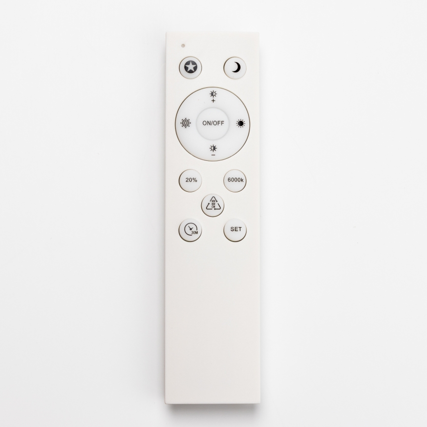 Brilagi - Dimbare SMART LED-plafondlamp LED/36W/230V 53x53 cm 2700-6500K Wi-Fi Tuya + afstandsbediening