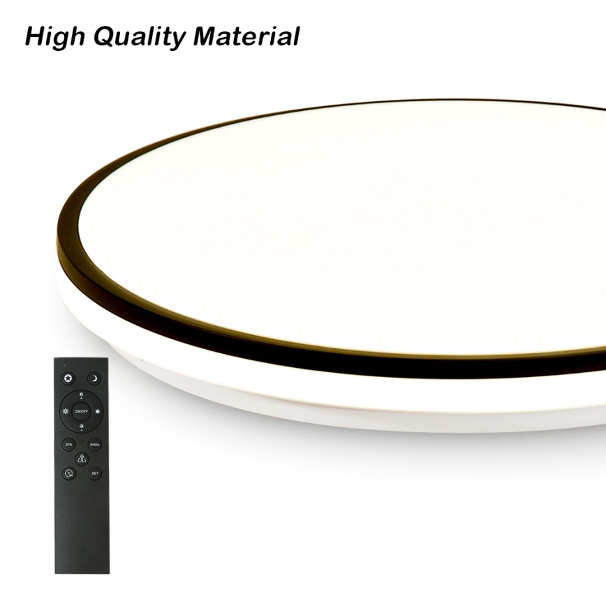 Brilagi - LED dimbare SMART plafondlamp LED/36W/230V Ø 48 cm 3000-6000K Wi-Fi Tuya Beacon + afstandsbediening