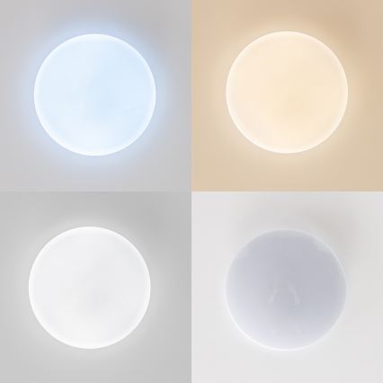 Brilagi - LED dimbare plafondlamp SMART STARS LED/36W/230V Ø 48 cm 3000-6000K Wi-Fi Tuya Beacon + afstandsbediening