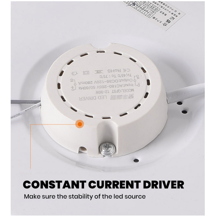 Brilagi - LED dimbare plafondlamp SMART STARS LED/36W/230V Ø 48 cm 3000-6000K Wi-Fi Tuya Beacon + afstandsbediening