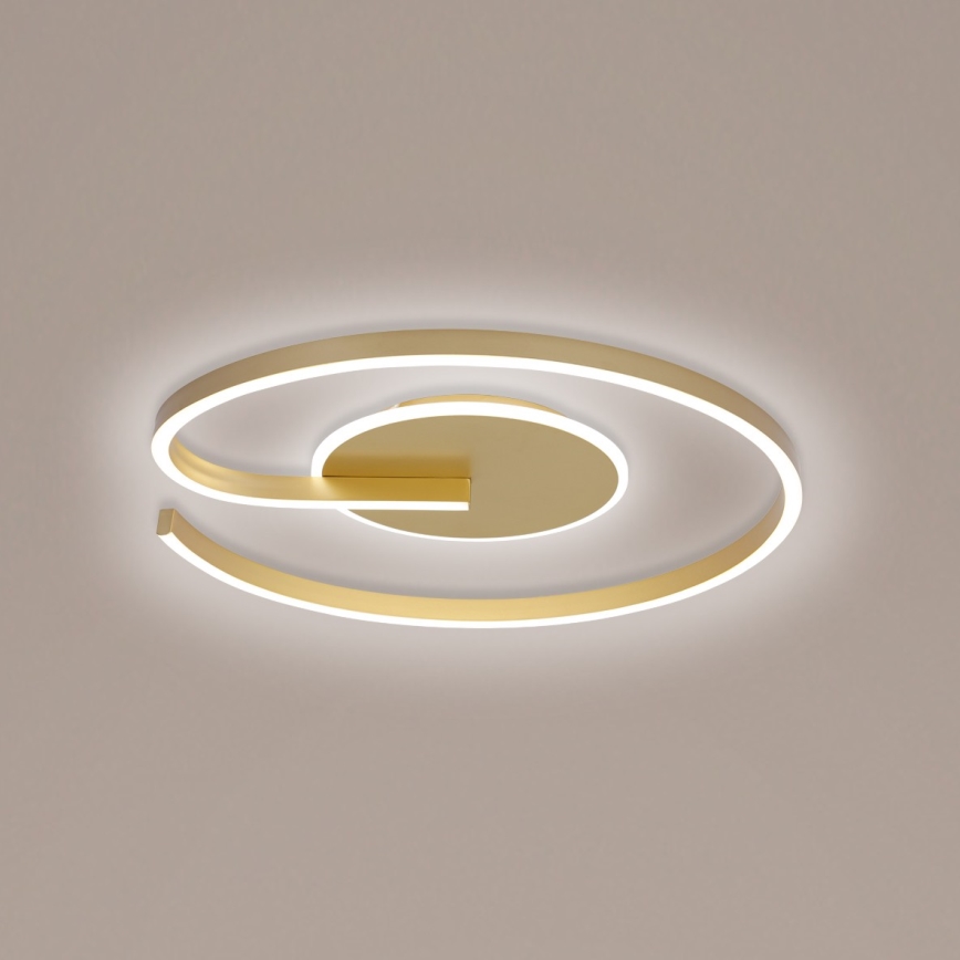Brilagi -Dimbare LED plafondlamp SPIRAL LED/56W/230V 3000/4000/6000K+ afstandsbediening