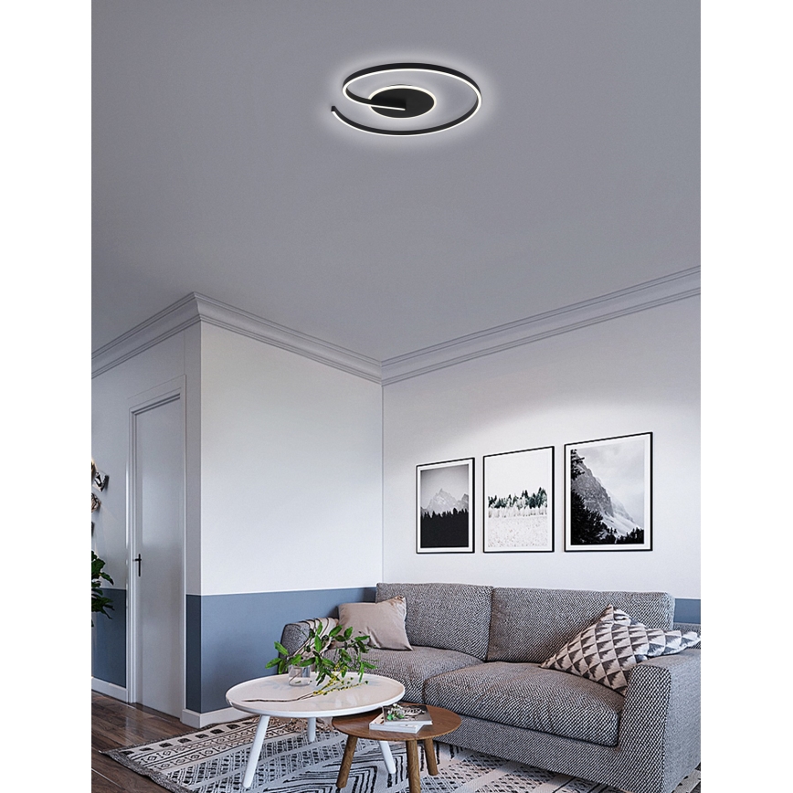 Brilagi - Dimbare LED plafondlamp SPIRAL LED/56W/230V 3000/4000/6000K + afstandsbediening