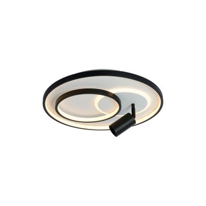Brilagi - Dimbare LED plafondlamp UNITY LED/60W/230V + 1xGU10/3W 3000-6000K Ø 50 cm wit/zwart + afstandsbediening