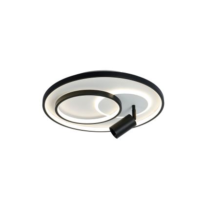 Brilagi - Dimbare LED plafondlamp UNITY LED/60W/230V + 1xGU10/3W 3000-6000K Ø 50 cm wit/zwart + afstandsbediening