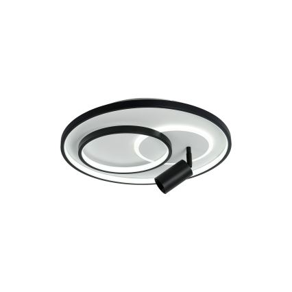 Brilagi - Dimbare LED plafondlamp UNITY LED/60W/230V + 1xGU10/3W 3000-6000K Ø 50 cm wit/zwart + afstandsbediening