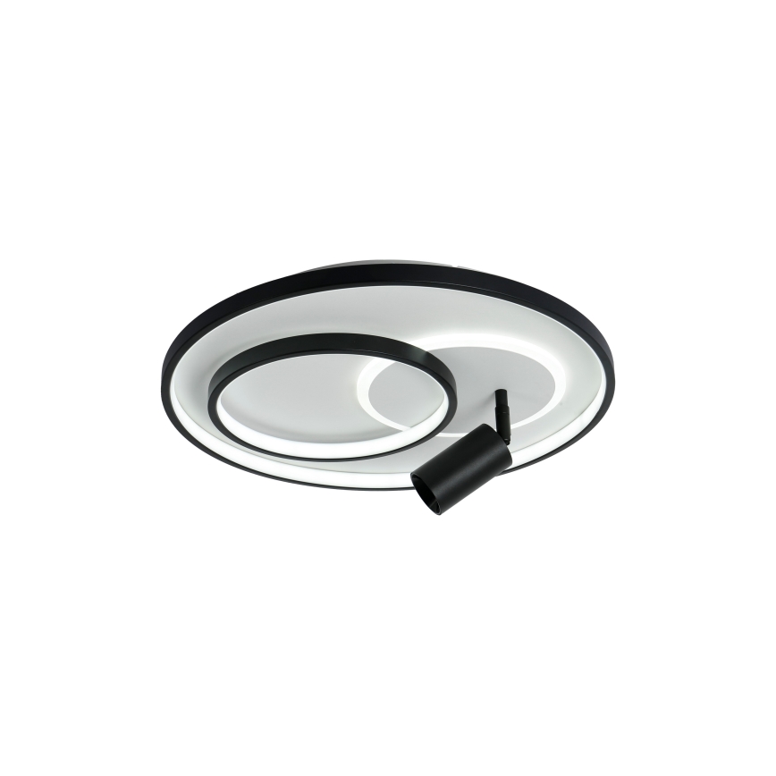 Brilagi - Dimbare LED plafondlamp UNITY LED/60W/230V + 1xGU10/3W 3000-6000K Ø 50 cm wit/zwart + afstandsbediening
