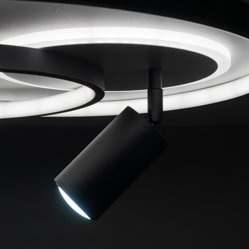Brilagi - Dimbare LED plafondlamp UNITY LED/60W/230V + 1xGU10/3W 3000-6000K Ø 50 cm wit/zwart + afstandsbediening