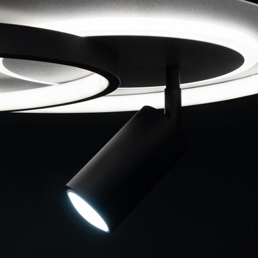 Brilagi - Dimbare LED plafondlamp UNITY LED/60W/230V + 1xGU10/3W 3000-6000K Ø 50 cm wit/zwart + afstandsbediening