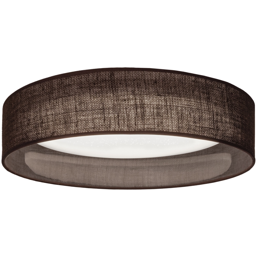 Brilagi - dimbare LED-plafondlamp VELVET SMARTIX STARS LED/36W/230V 3000–6000K Ø55 cm bruin Wi‑Fi Tuya Beacon + afstandsbediening