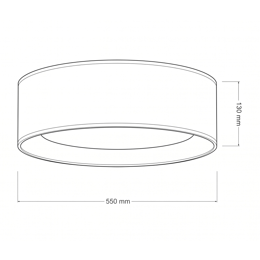 Brilagi - dimbare LED-plafondlamp VELVET SMARTIX STARS LED/36W/230V 3000–6000K Ø55 cm bruin Wi‑Fi Tuya Beacon + afstandsbediening
