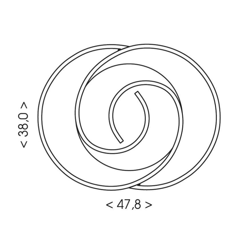Brilagi - LED dimbare plafondlamp VELO LED/70W/230V 3000-6500K 38x47,8 cm + afstandsbediening