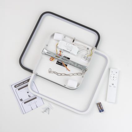 Brilagi - Dimbare LED-plafondlamp VELO XL LED/98W/230V 3000-6500K 61x61 cm + afstandsbediening