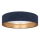 Brilagi - Dimbare LED-plafondlamp VELVET SMART VARI LED/36W/230V 3000–6500K Ø 55 cm blauw/goud + met afstandsbediening