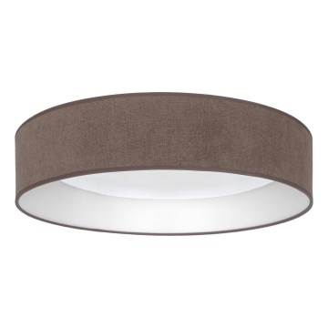 Brilagi - Dimbare LED-plafondlamp VELVET SMARTIX LED/36W/230V 3000-6000K Ø 55 cm bruin Wi-Fi Tuya Beacon + afstandsbediening