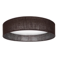Brilagi - Dimbare LED-plafondlamp VELVET SMARTIX LED/36W/230V 3000-6000K Ø 55 cm bruin Wi-Fi Tuya Beacon + afstandsbediening