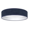 Brilagi - Dimbare LED-plafondlamp VELVET SMARTIX STARS LED/36W/230V 3000–6000K Ø 55 cm blauw Wi‑Fi Tuya Beacon + afstandsbediening