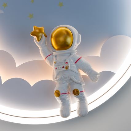 Brilagi - Dimbaar LED-plafondlamp voor kinderen LED/42W/230V 3000/5700K astronaut