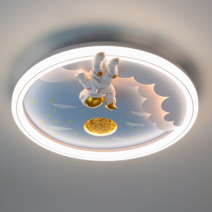 Brilagi - Dimbaar LED-plafondlamp voor kinderen LED/42W/230V 3000/5700K astronaut