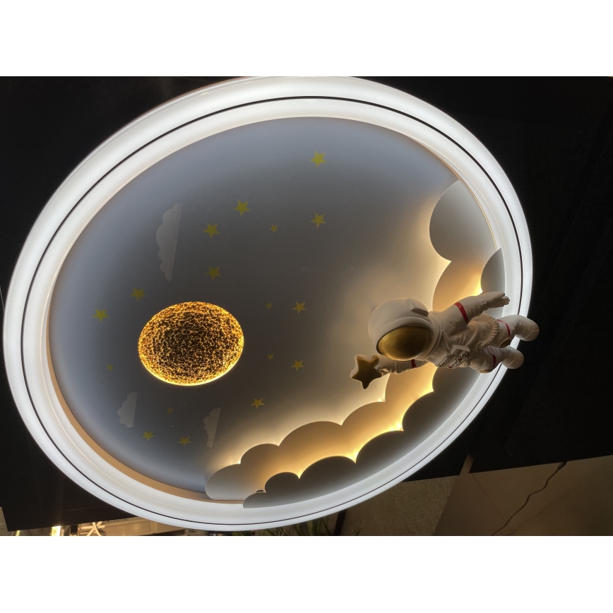Brilagi - Dimbaar LED-plafondlamp voor kinderen LED/42W/230V 3000/5700K astronaut
