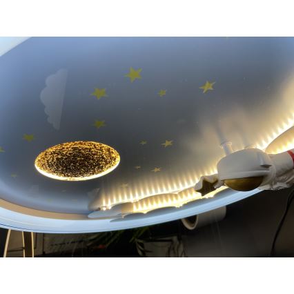 Brilagi - Dimbaar LED-plafondlamp voor kinderen LED/42W/230V 3000/5700K astronaut
