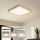 Brilagi - Dimbare LED-plafondlamp WOODLINE SQUARE LED/80W/230V 3000-6000K eiken 60x60 cm + afstandsbediening