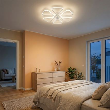Brilagi - LED dimbare plafondventilator LED/38W/230V Ø 76 cm wit + afstandsbediening