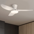 Brilagi - Dimbare LED-plafondventilator LED/30W/230V 3000-6500K wit + afstandsbediening