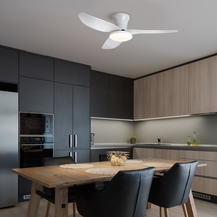 Brilagi - Dimbare LED-plafondventilator LED/30W/230V 3000-6500K wit + afstandsbediening