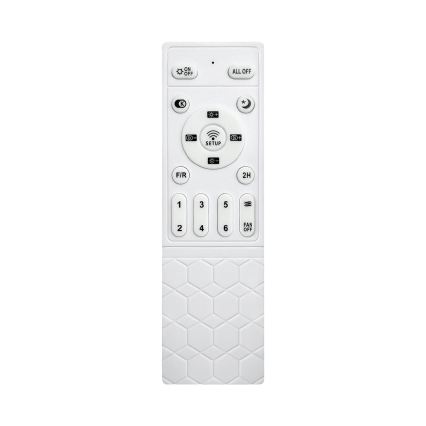 Brilagi - Dimbare LED-plafondventilator LED/32W/230V 3000-6500K Ø 95 cm zwart/bruin + afstandsbediening